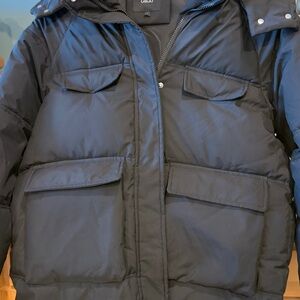 Cabela's Deep Black Puffer Coat